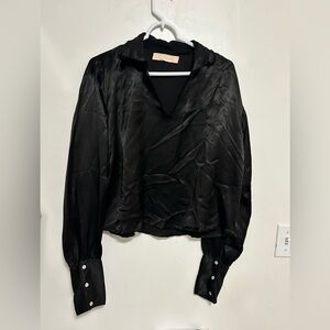 CALI Dreaming XS/S —‎ Designer Boho / Resort Wear / Made in CA” black pullover